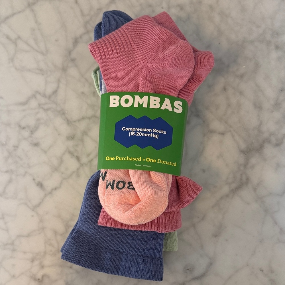 NWT Bombas Women’s Midweight Compression Socks 3-Pack